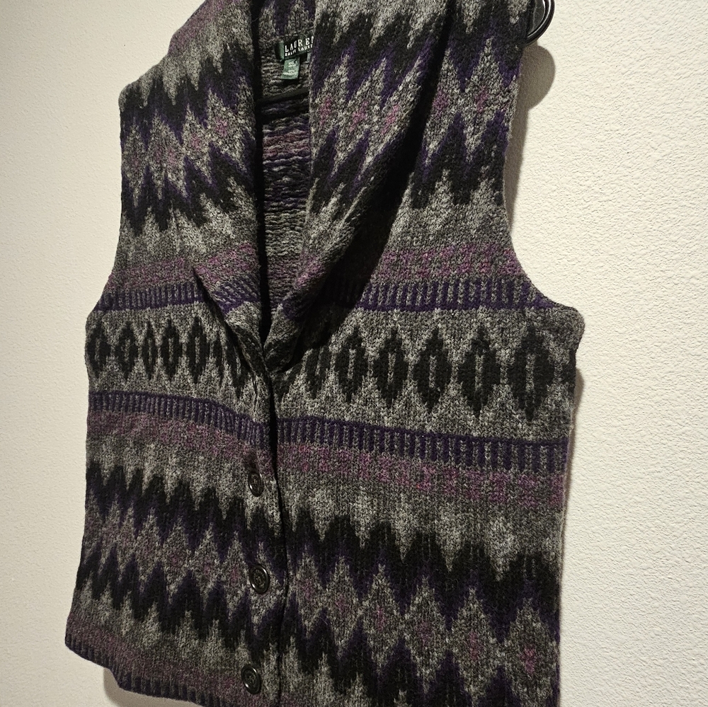 Women's large ralph lauren vest